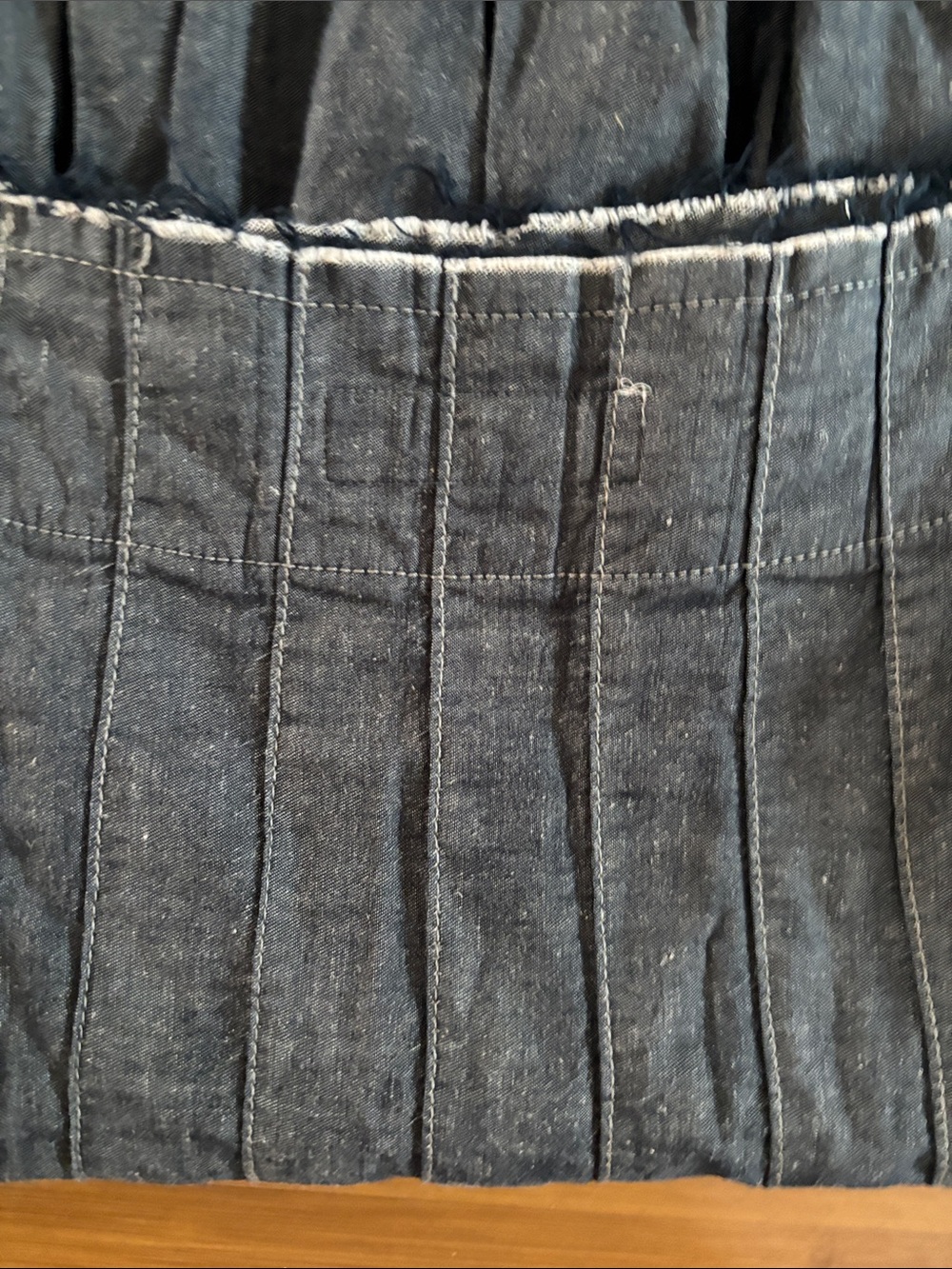 Zara Slate Gray Pleated A-Line Midi Skirt - Picture 6 of 8